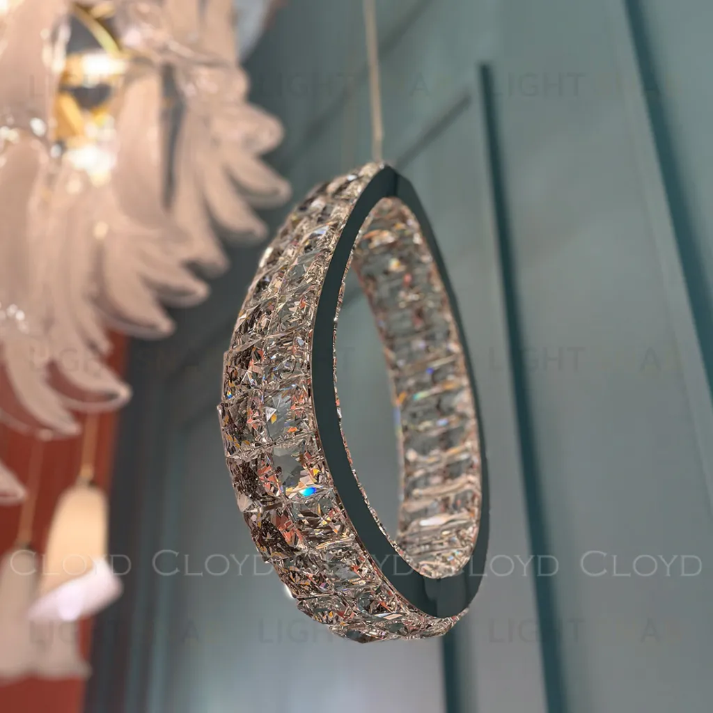  Подвесной светильник Cloyd INEZ P1 / выс. 32 см - хром (арт.11566)  11566