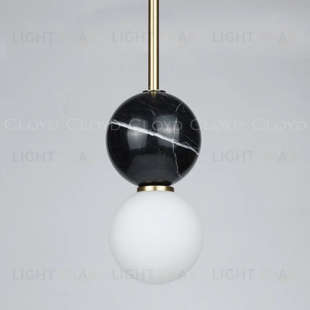  Подвесной светильник Cloyd AUSTA-C P1 / латунь - черн.мрамор (арт.11621)  11621