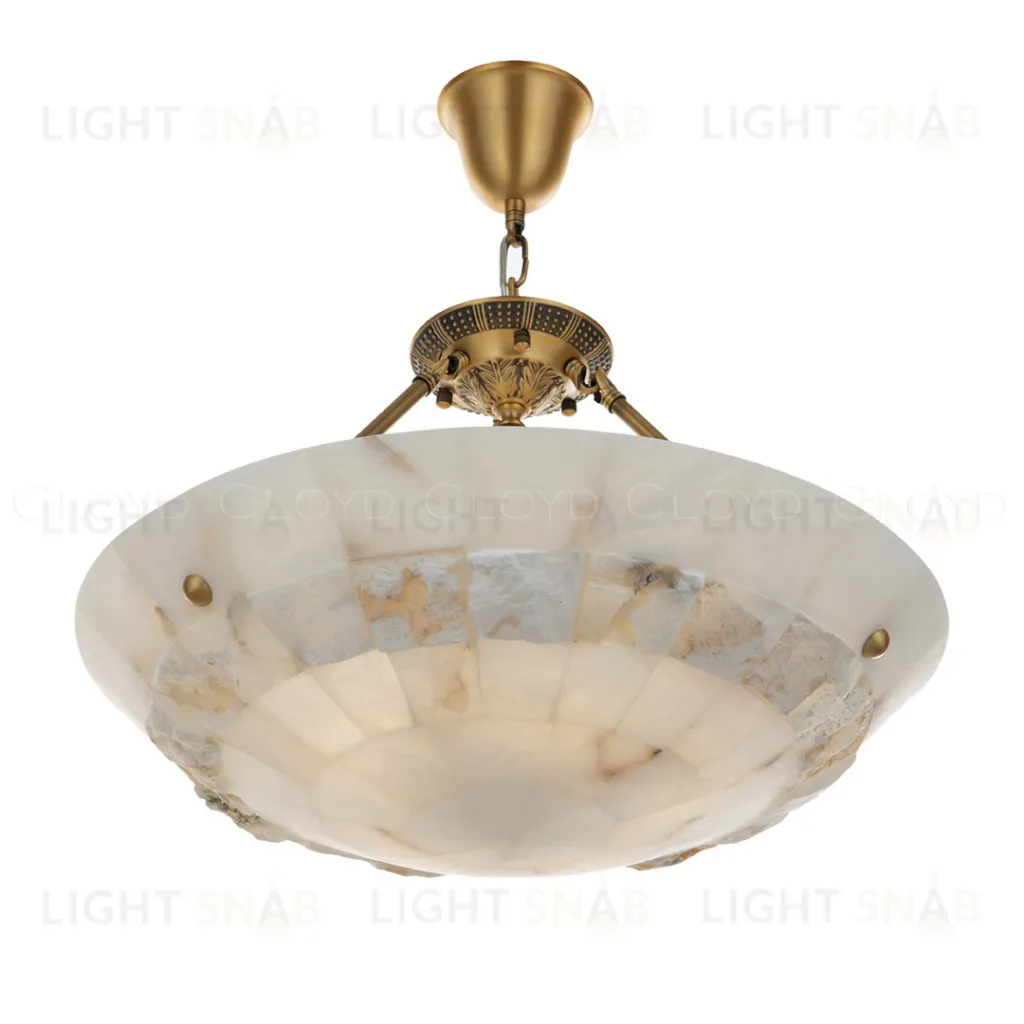  Люстра Cloyd TELEMACH C6 / Ø60 см - алебастр - латунь (арт.12347)  12347