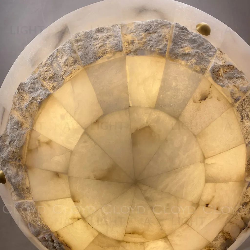  Люстра Cloyd TELEMACH C6 / Ø60 см - алебастр - латунь (арт.12347)  12347