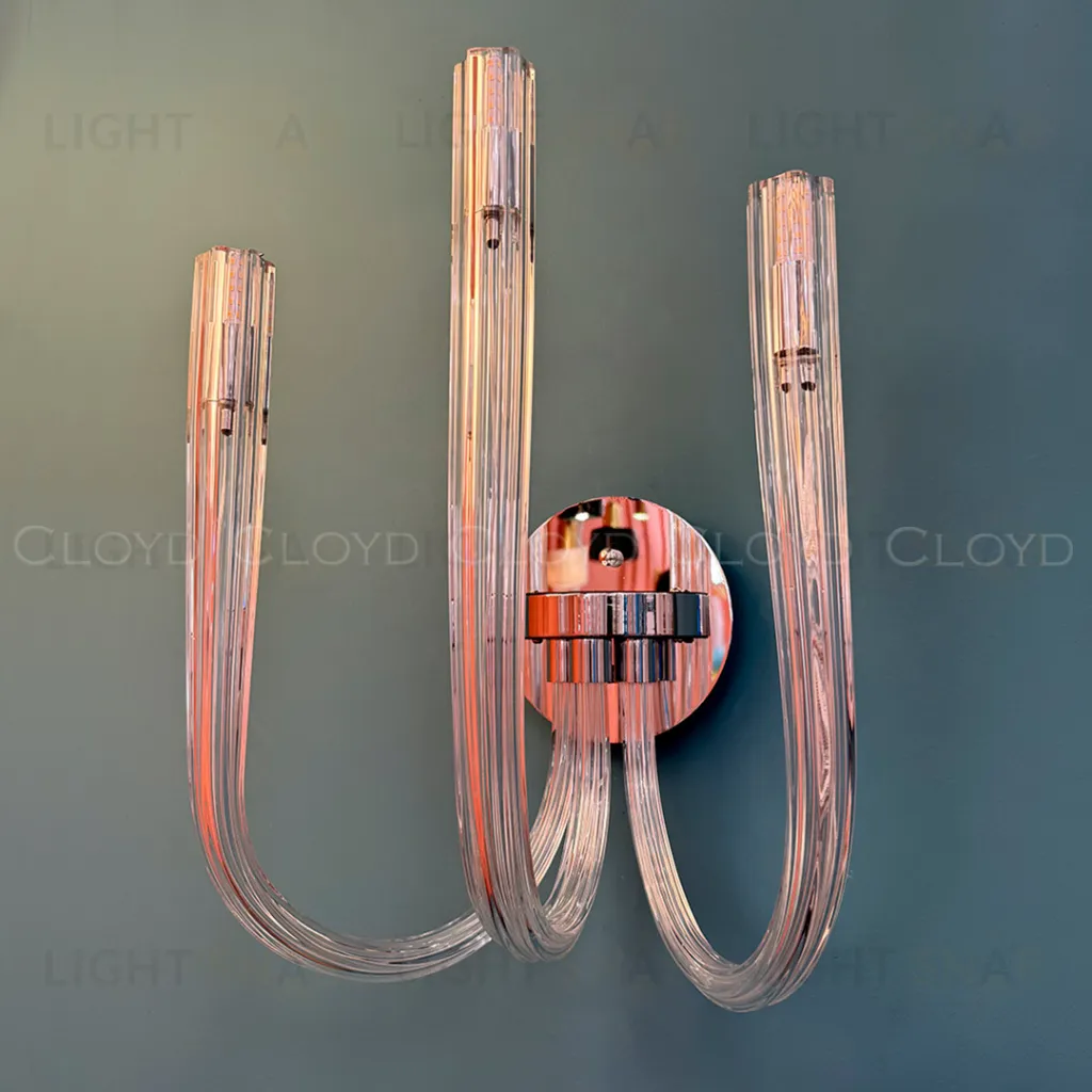  Бра Cloyd AEDA W3 / шир. 28 см - хром (арт.20466)  20466