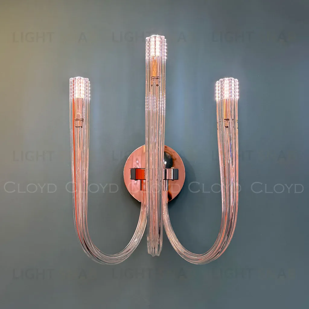  Бра Cloyd AEDA W3 / шир. 28 см - хром (арт.20466)  20466