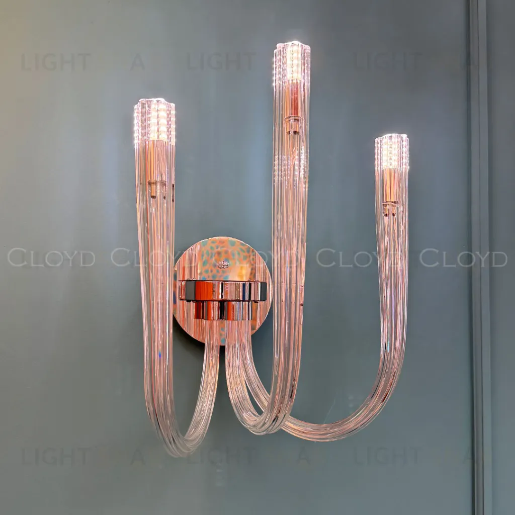  Бра Cloyd AEDA W3 / шир. 28 см - хром (арт.20466)  20466