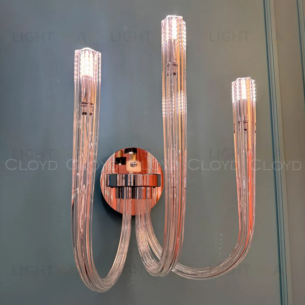  Бра Cloyd AEDA W3 / шир. 28 см - хром (арт.20466)  20466