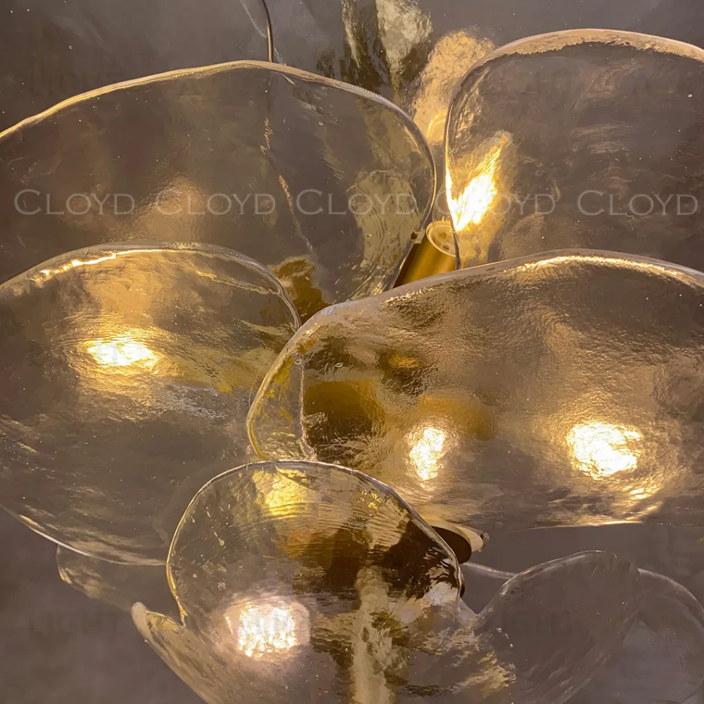  Люстра Cloyd ASPASIA C12 / Ø67 см - латунь светл. (арт.11654)  11654