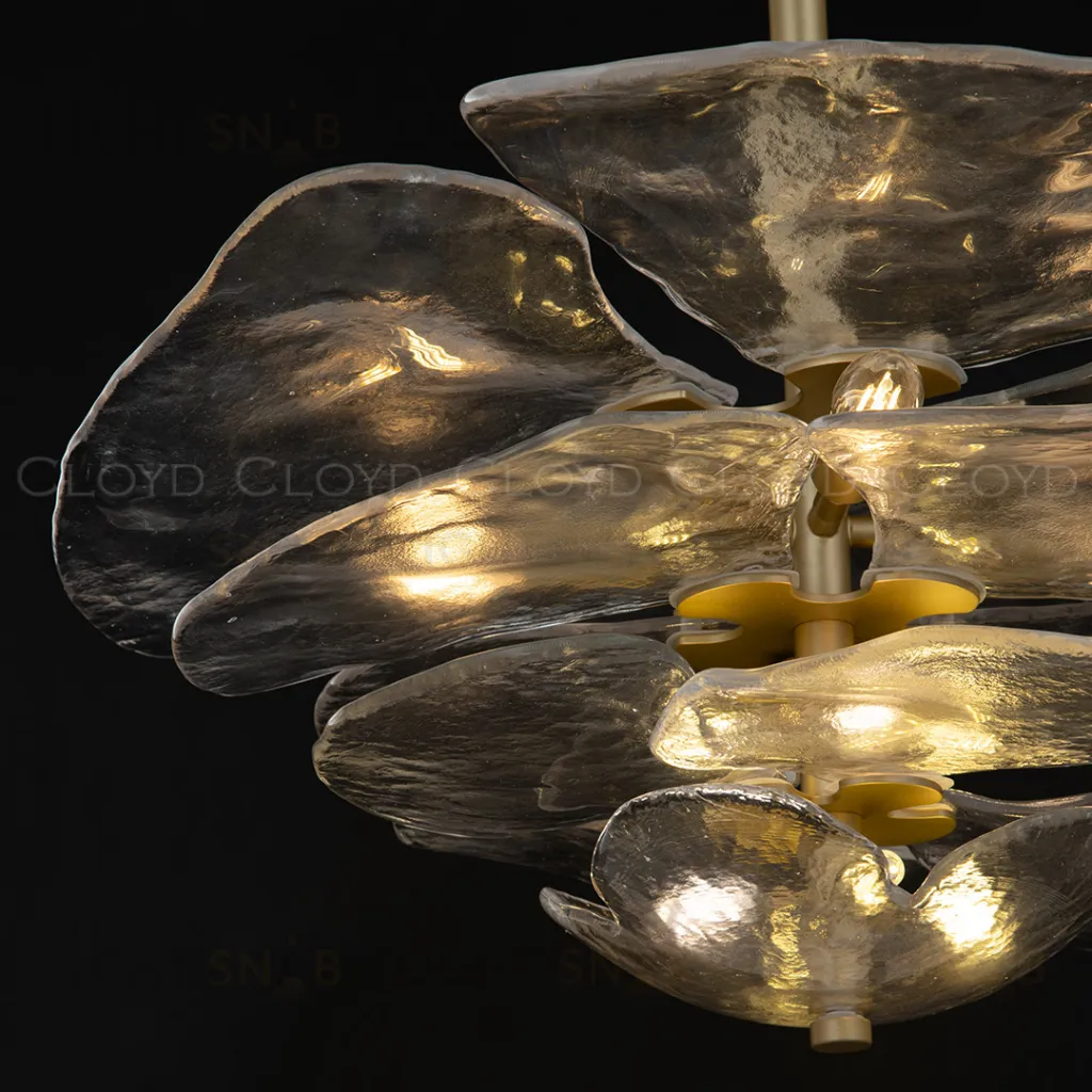  Люстра Cloyd ASPASIA C12 / Ø67 см - латунь светл. (арт.11654)  11654