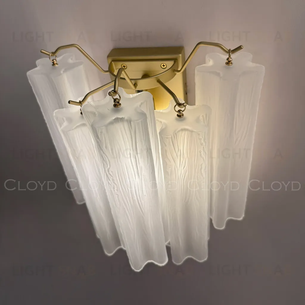  Бра Cloyd ANNO-C W1 / выс. 29 см - латунь светл. - белое матовое стекло (арт.20468)  20468