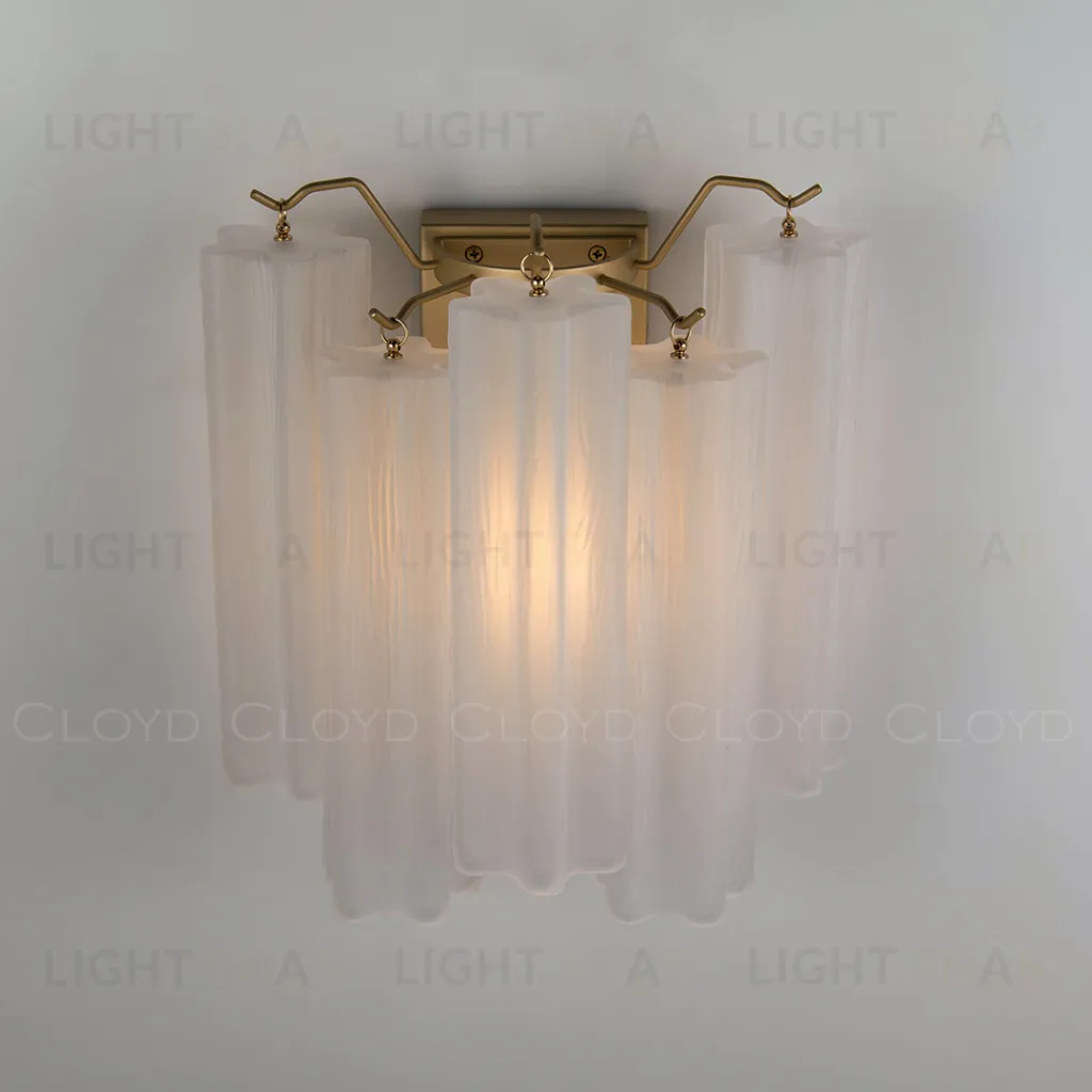  Бра Cloyd ANNO-C W1 / выс. 29 см - латунь светл. - белое матовое стекло (арт.20468)  20468