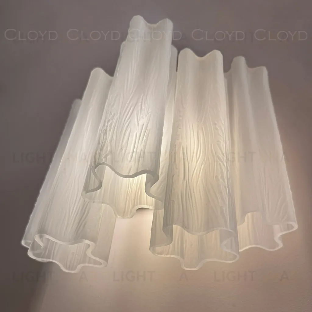  Бра Cloyd ANNO-C W1 / выс. 29 см - латунь светл. - белое матовое стекло (арт.20468)  20468