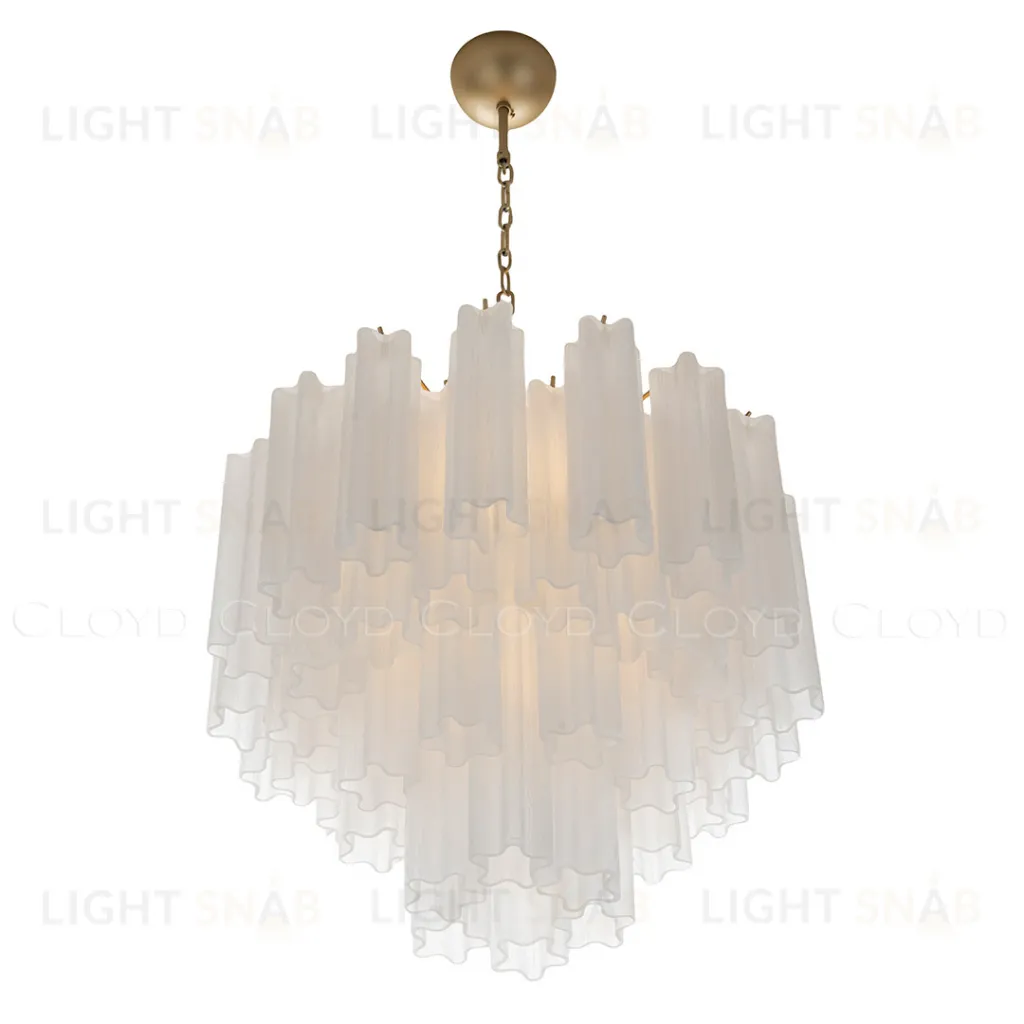  Люстра Cloyd ANNO-C C7 / Ø58 см - латунь светл. - белое матовое стекло (арт.11649)  11649