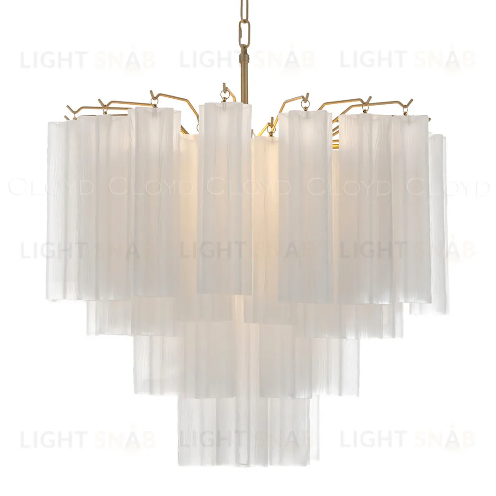  Люстра Cloyd ANNO-C C7 / Ø58 см - латунь светл. - белое матовое стекло (арт.11649)  11649
