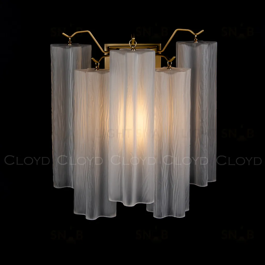  Бра Cloyd ANNO-C W1 / выс. 29 см - латунь светл. - белое матовое стекло (арт.20468)  20468