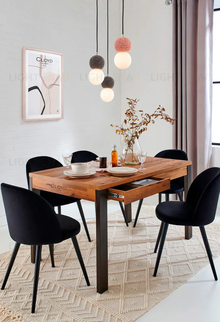  Подвесной светильник Cloyd AUSTA-A P1 / хром - темн.серый бетон (арт.12184)  12184