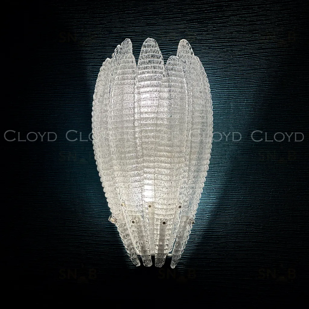  Бра Cloyd FERNAN W2 / выс. 42 см - латунь - белое стекло (арт.20475)  20475