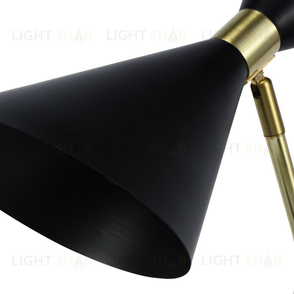 Настольная лампа черня E27 беспроводная зарядка 50см Zortes DESKLIGHT ZRS.1066.04 ZRS.1066.04