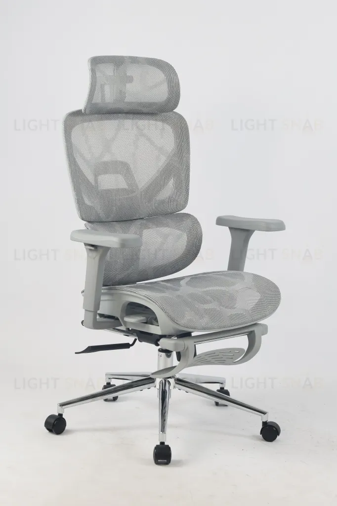 Кресло офисное TopChairs Vertus серая сетка УТ000042054