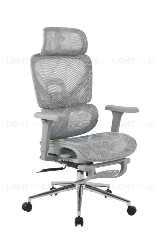 Кресло офисное TopChairs Vertus серая сетка УТ000042054