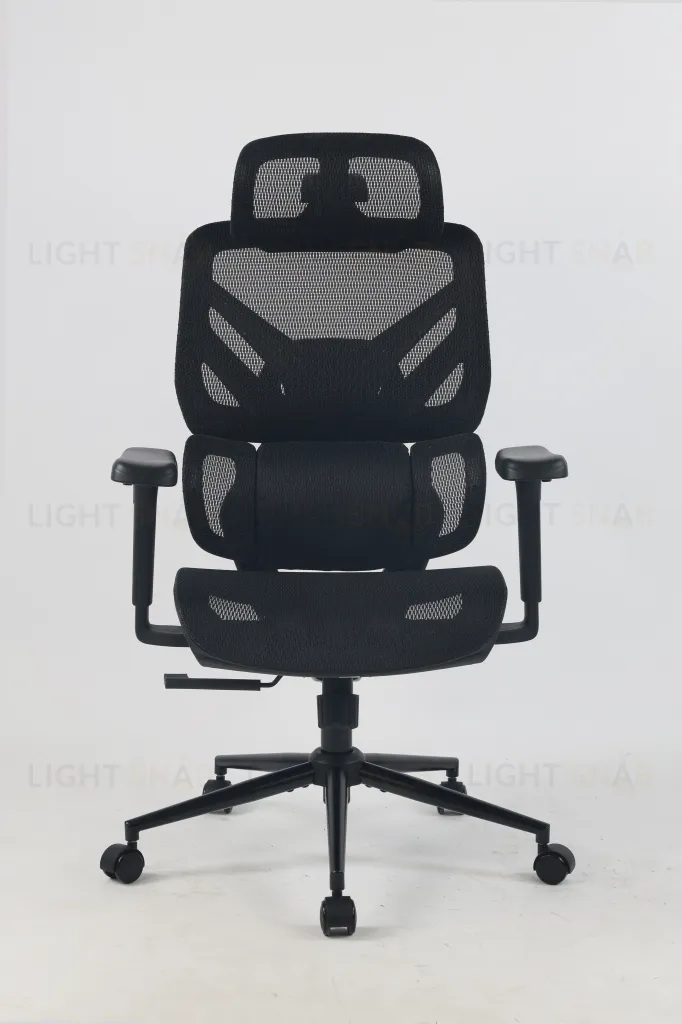 Кресло офисное TopChairs Structo черная сетка УТ000042055