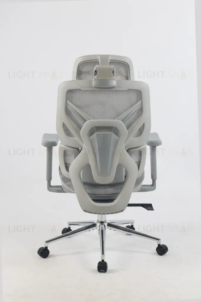 Кресло офисное TopChairs Structo серая сетка УТ000042056