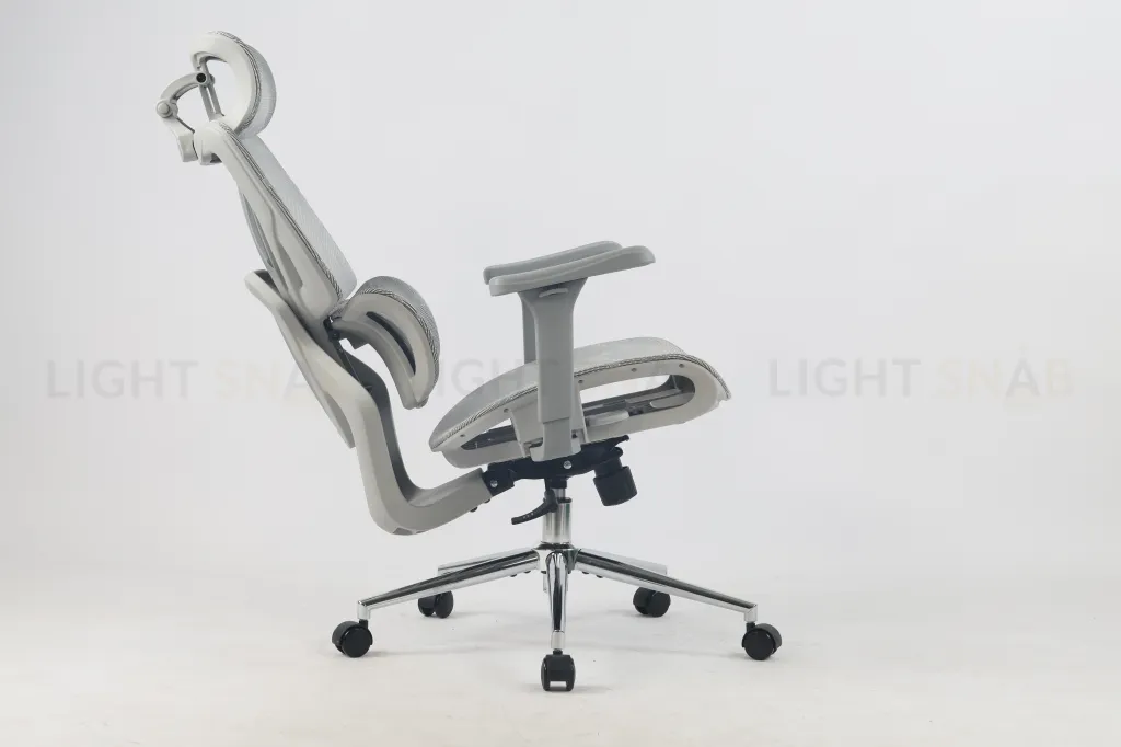 Кресло офисное TopChairs Structo серая сетка УТ000042056