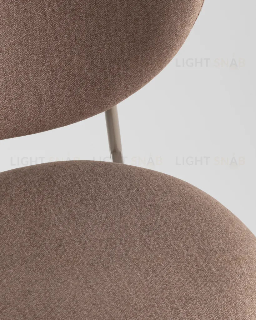 Стул Rina велюр коричневый каркас бежево-серый УТ000042359