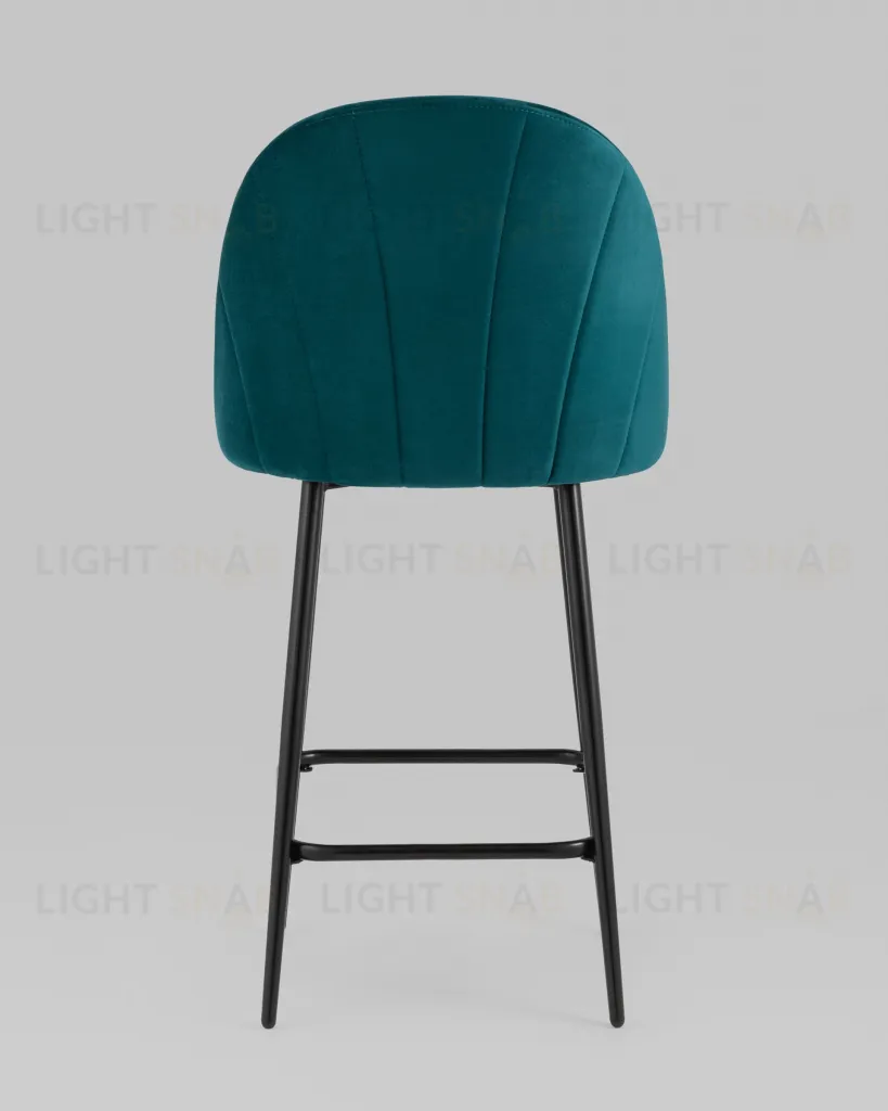 Стул полубарный Логан SN велюр изумрудный УТ000042212