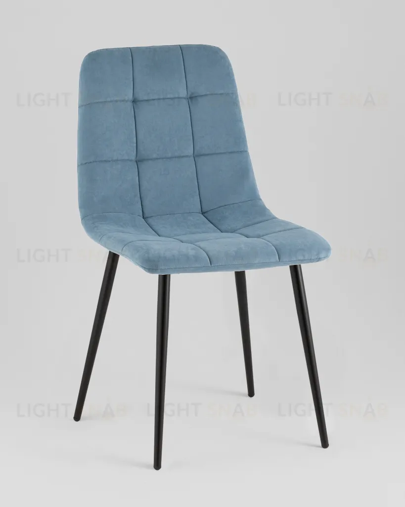 Стул Одди Original велюр пыльно-синий УТ000042278