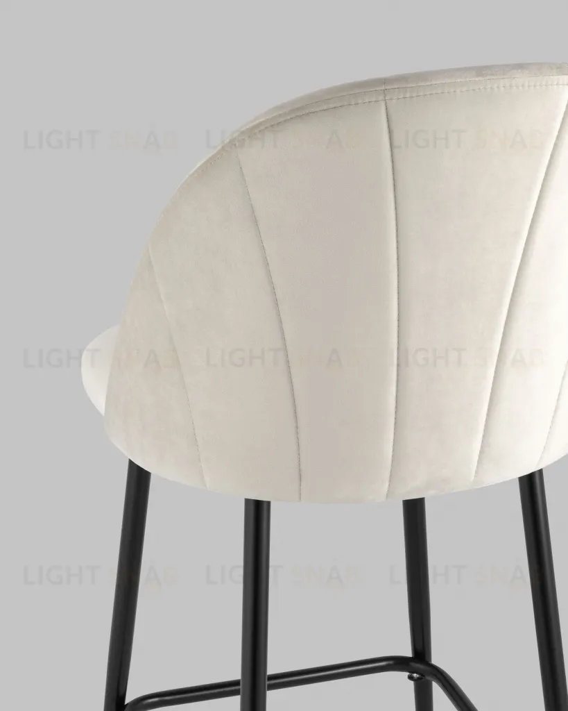 Стул полубарный Логан SN велюр бежевый УТ000042210