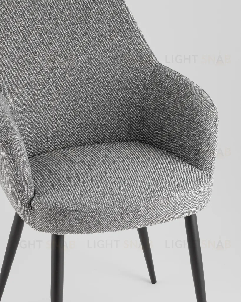 Стул обеденный Katys серый елочка УТ000042061