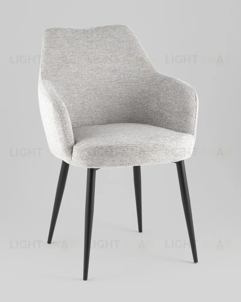 Стул обеденный Katys светло-серый рогожка УТ000042064