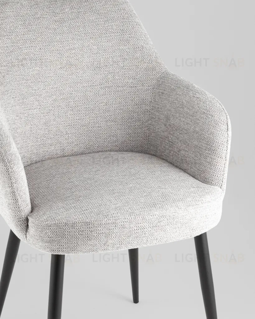 Стул обеденный Katys светло-серый рогожка УТ000042064