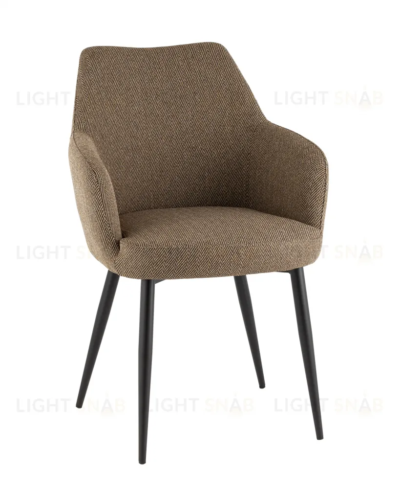 Стул обеденный Katys оливково-бежевый елочка УТ000042063