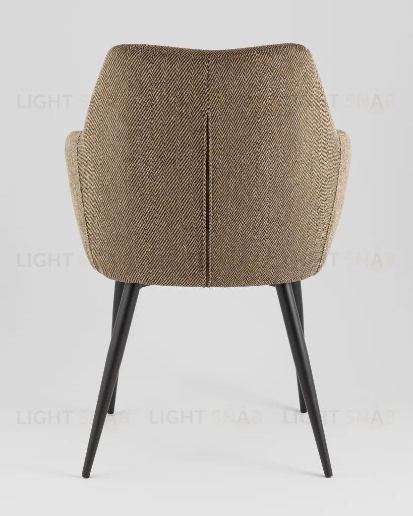 Стул обеденный Katys оливково-бежевый елочка УТ000042063