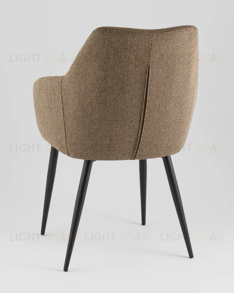 Стул обеденный Katys оливково-бежевый елочка УТ000042063