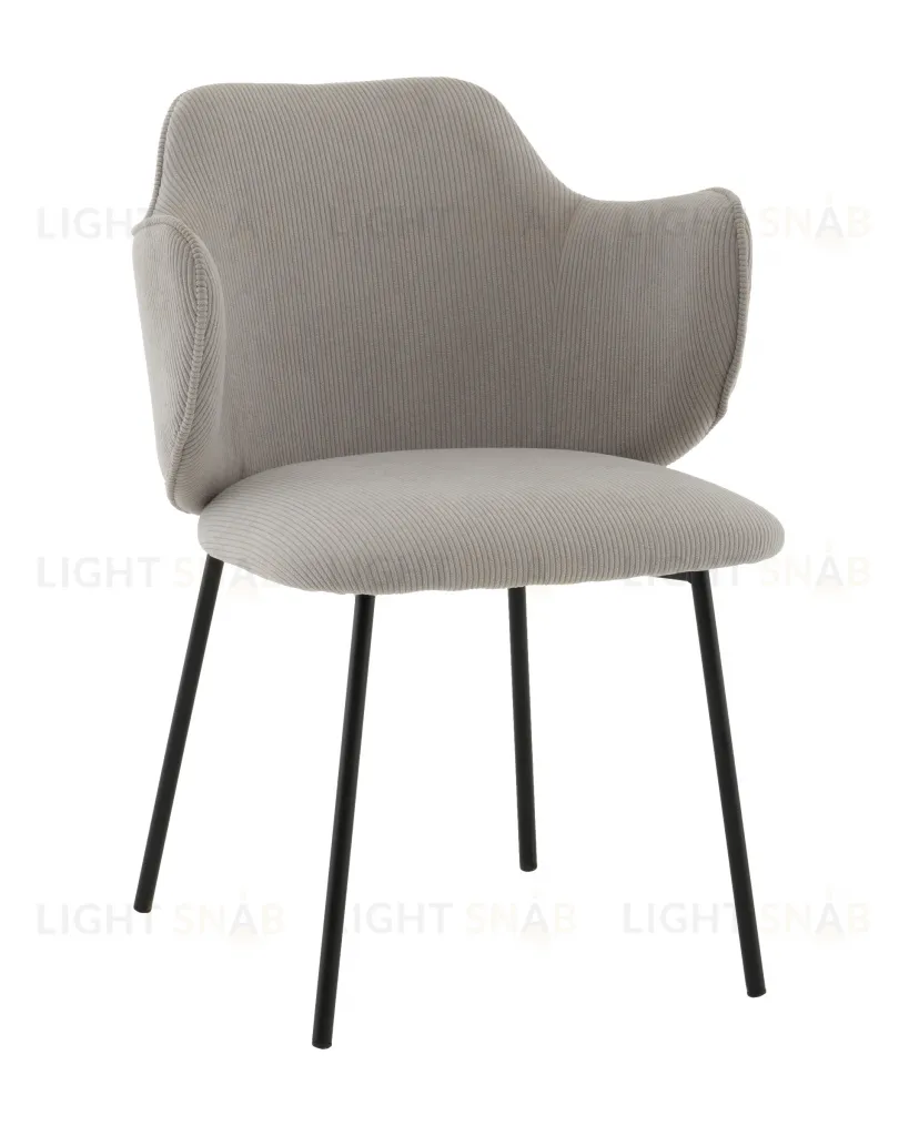 Стул Джиннет NEW велюр светло-серый УТ000042103