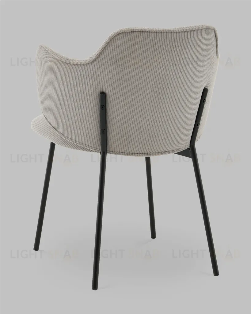 Стул Джиннет NEW велюр светло-серый УТ000042103