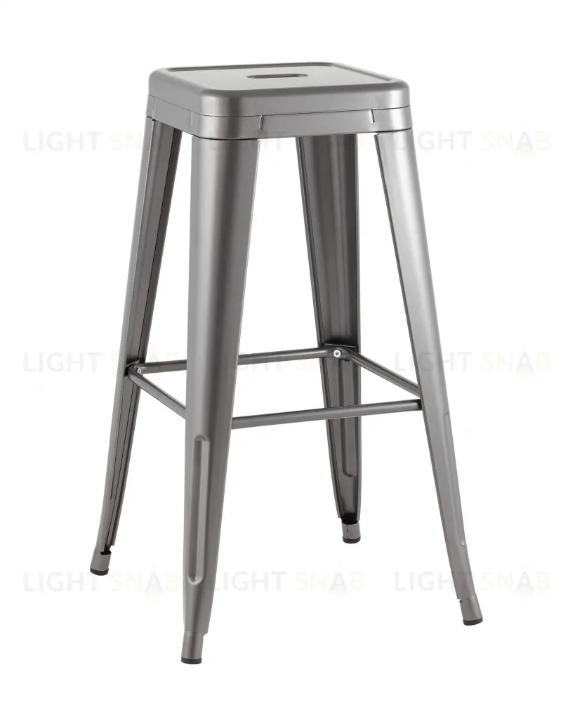 Стул барный TOLIX серебристый матовый KD УТ000042110