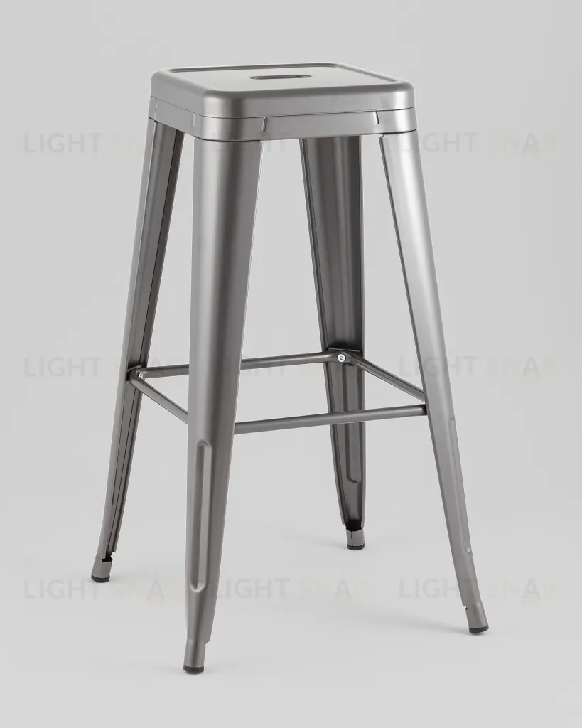 Стул барный TOLIX серебристый матовый KD УТ000042110