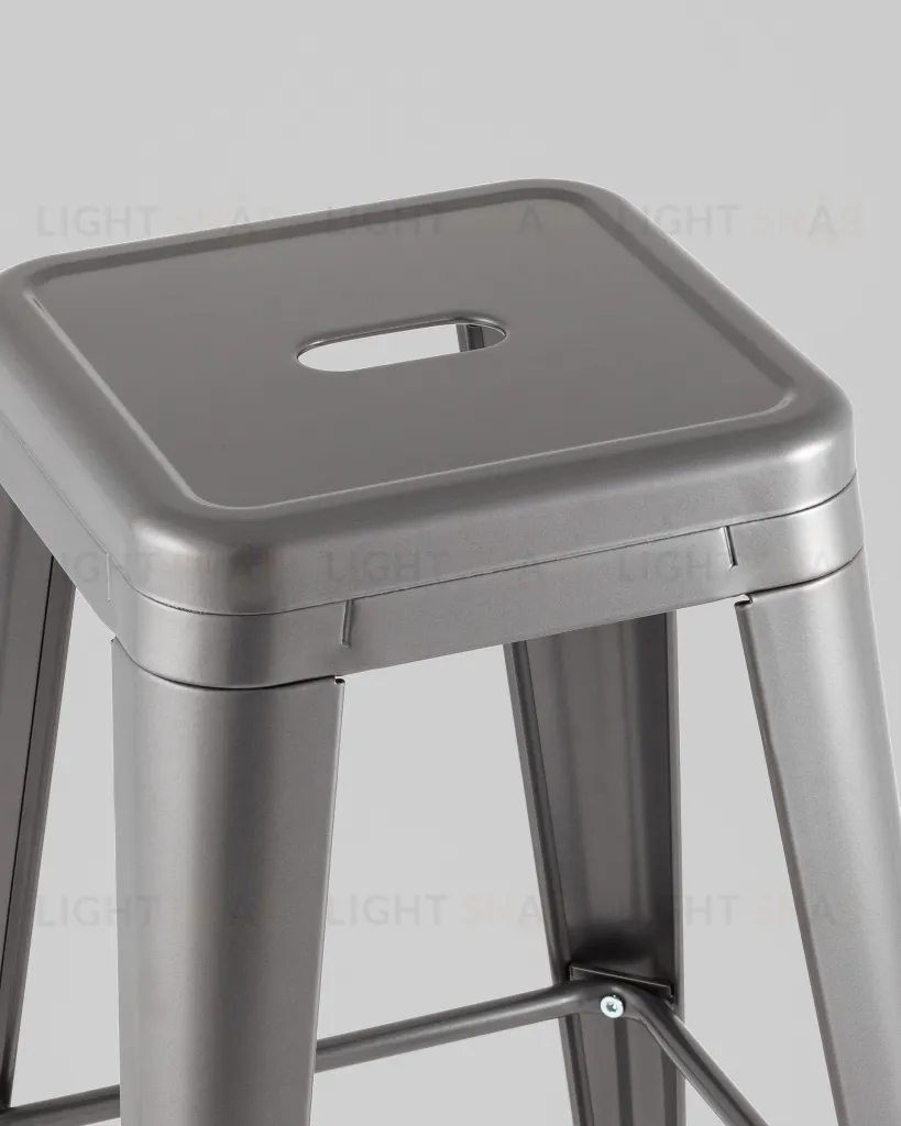 Стул барный TOLIX серебристый матовый KD УТ000042110