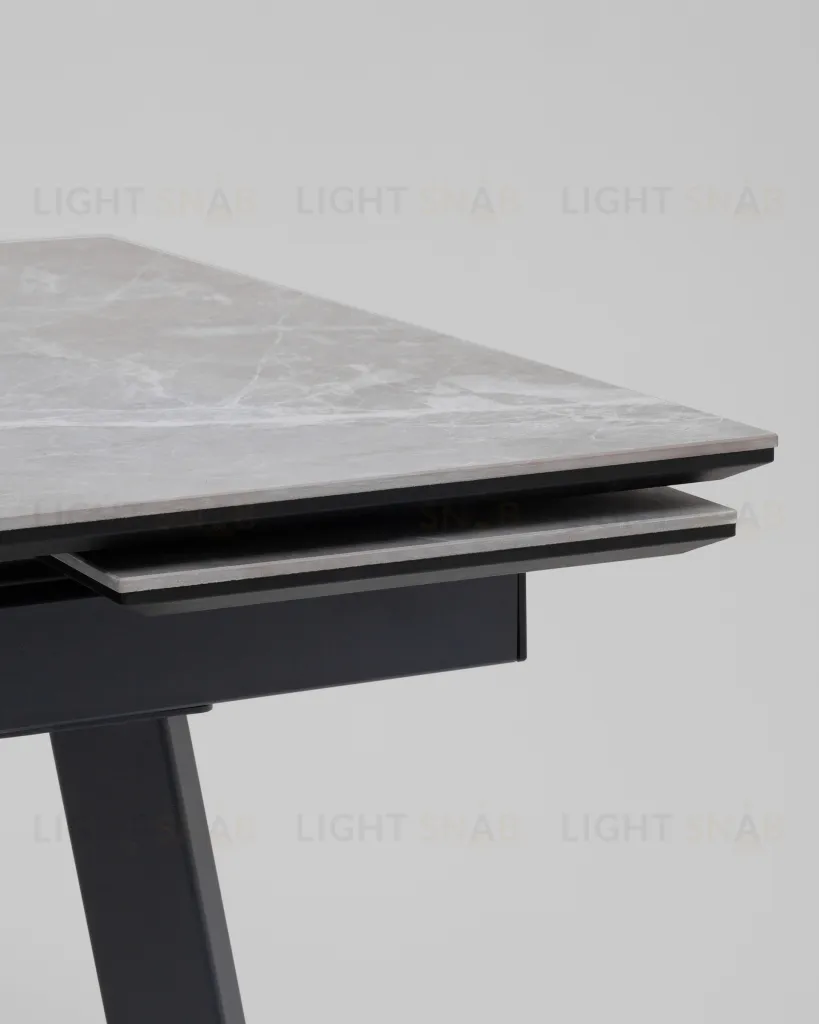 Стол Тайл 140-200/85/75 столешница керамика Larka Grey УТ000042069