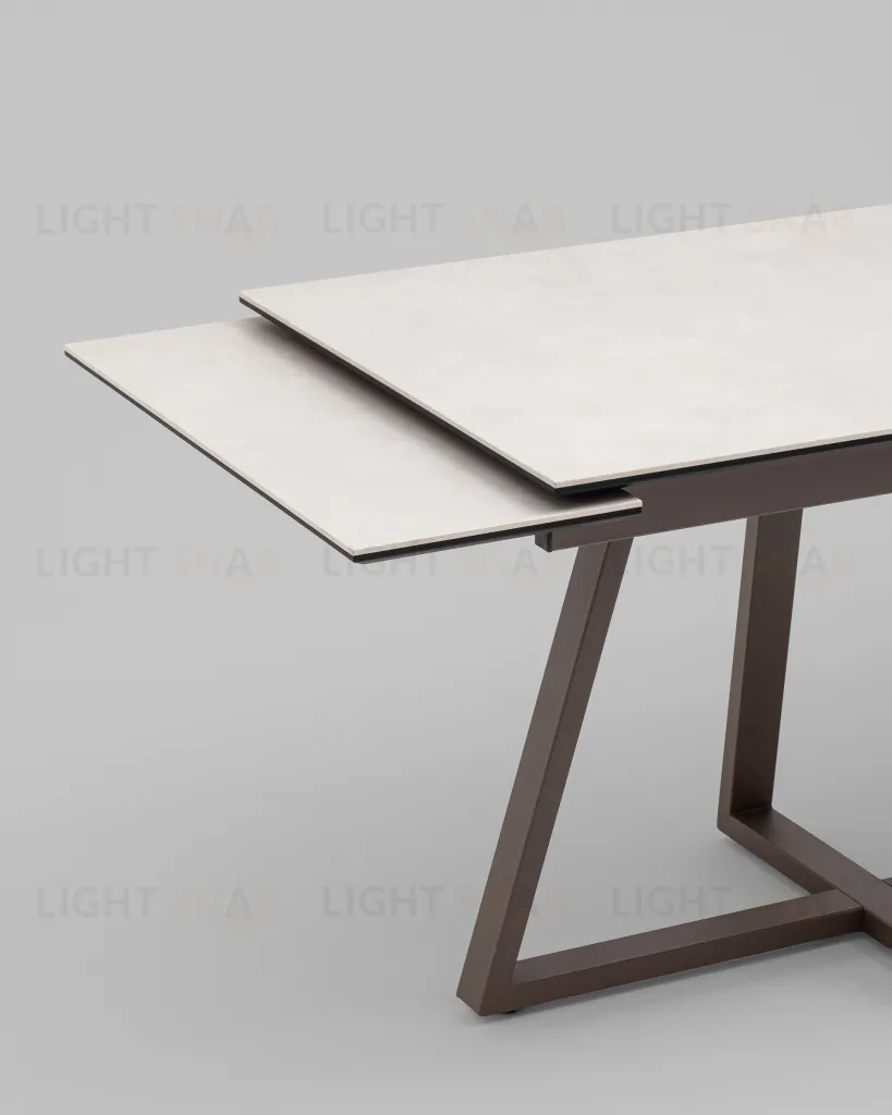 Стол Керас 120-180/80/75, столешница керамика Carmen light grey УТ000042068