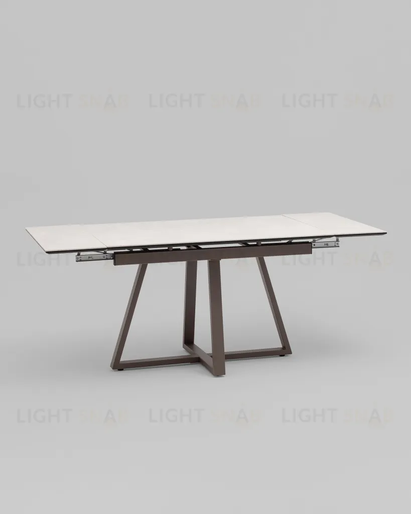 Стол Керас 120-180/80/75, столешница керамика Carmen light grey УТ000042068