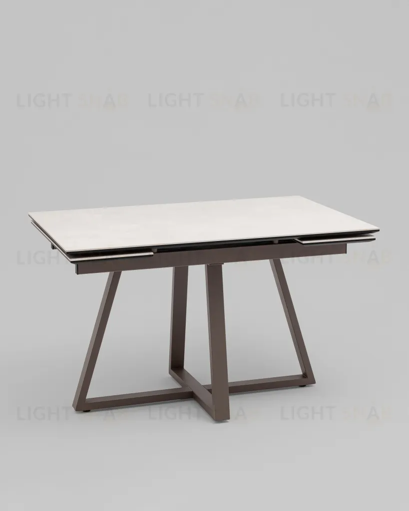 Стол Керас 120-180/80/75, столешница керамика Carmen light grey УТ000042068