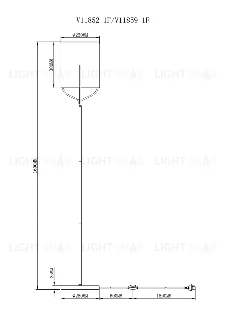 Торшер Moderli V11852-1F Inari УТ000041869