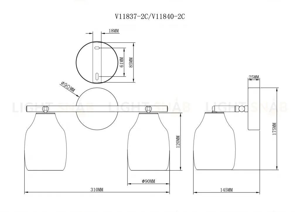 Спот Moderli V11840-2C Adalina УТ000041857