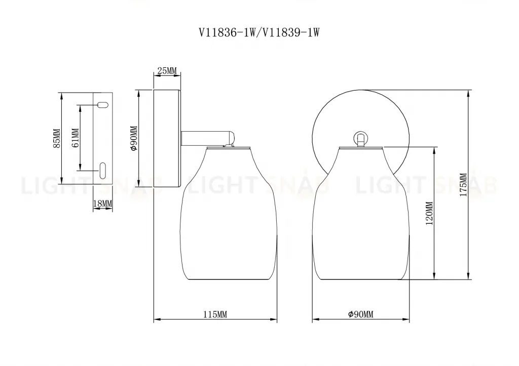 Спот Moderli V11839-1W Adalina УТ000041856