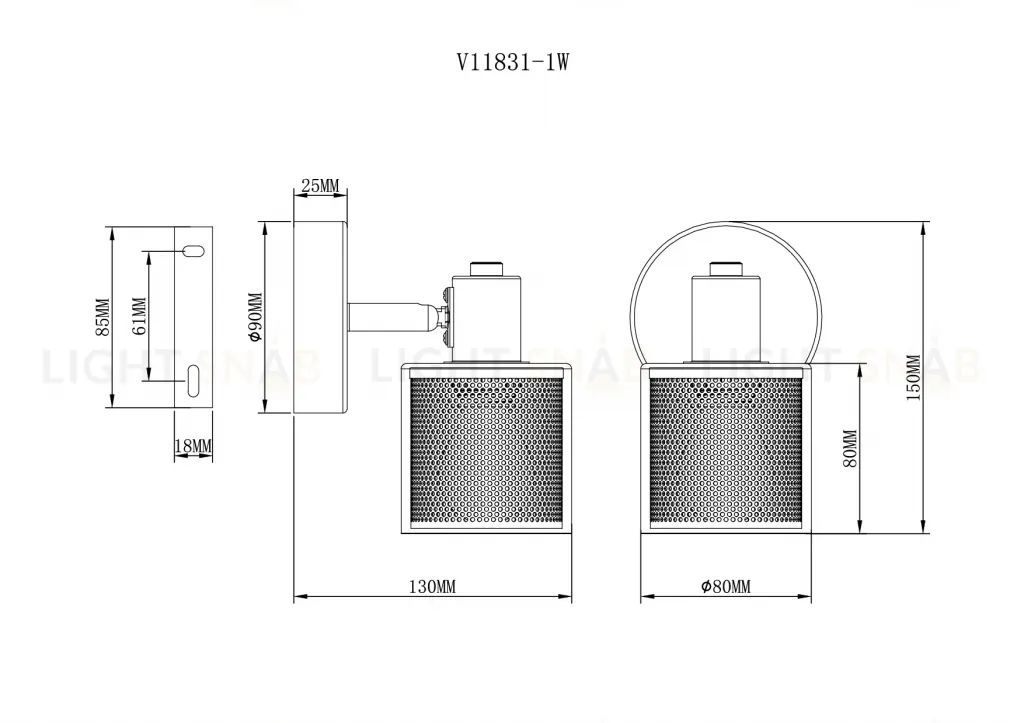 Спот Moderli V11831-1W Suspent УТ000041848