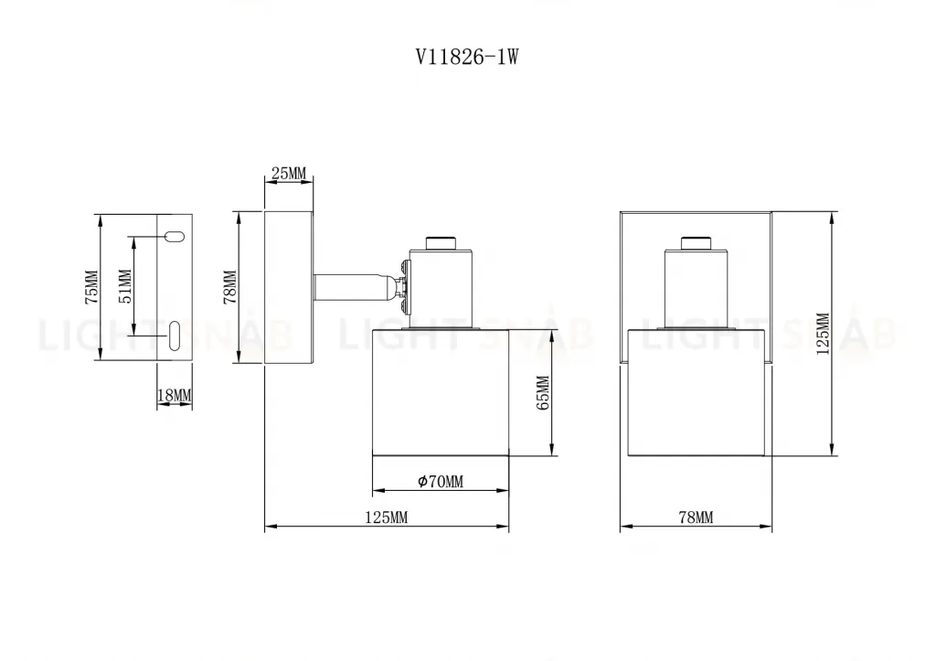 Спот Moderli V11826-1W Malet УТ000041843