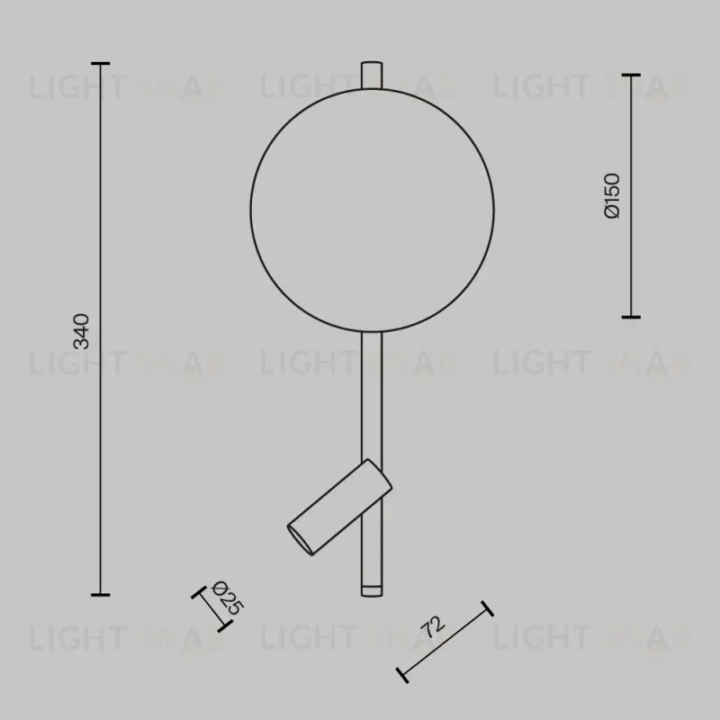 Бра Maytoni MOD450WL-L9W3K 