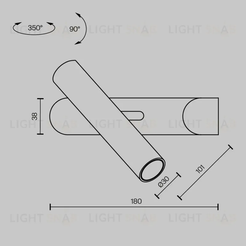 Бра Maytoni MOD442WL-L8B3K1 